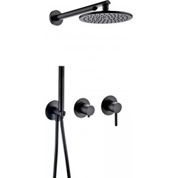Душевая система для ванны Grocenberg GB5090BL, чёрный матовый - фото 