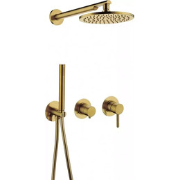 Душевая система для ванны Grocenberg GB5090GL, золотой брашированный - фото 