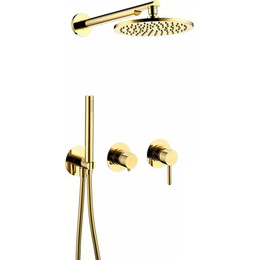 Душевая система для ванны Grocenberg GB5090GO, золото - фото 