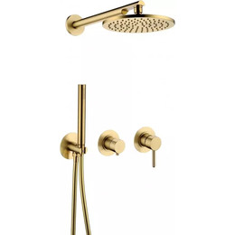 Душевая система для ванны Grocenberg GB5090MG, матовое золото - фото 