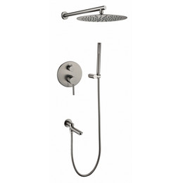 Душевая система для ванны Grocenberg GB5099BG-1, графит - фото 