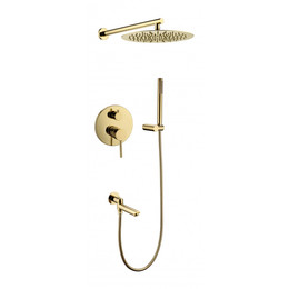 Душевая система для ванны Grocenberg GB5099GO-1, золото - фото 