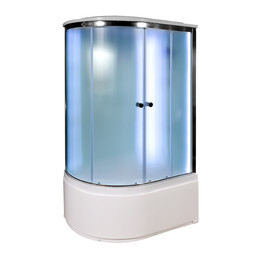 Душевая кабина Avacan 120x80 см D120SRLED, хром/матовое (безсиликоновая сборка) - фото 