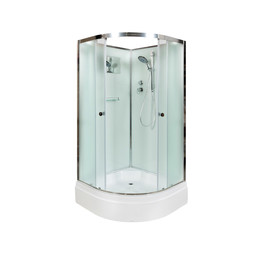 Душевая кабина Avacan 100x100 см D271, хром/матовое (безсиликоновая сборка) - фото 