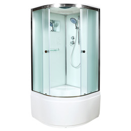 Душевая кабина Avacan 110x110 см D511S, хром/матовое (безсиликоновая сборка) - фото 