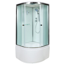 Душевая кабина Avacan 110x110 см D511SEL, хром/матовое (безсиликоновая сборка) - фото 