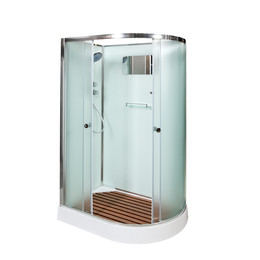 Душевая кабина Avacan 120x90 см D012L, хром/матовое (безсиликоновая сборка) - фото 