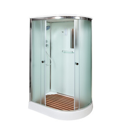 Душевая кабина Avacan 120x90 см D012SLEL, хром/матовое (безсиликоновая сборка) - фото 