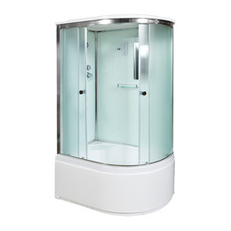 Душевая кабина Avacan 120x90 см D512SLEL, хром/матовое (безсиликоновая сборка) - фото 