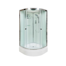 Душевая кабина Avacan 110x110 см D311S, хром/матовое (безсиликоновая сборка) - фото 