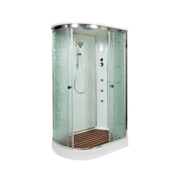 Гидробокс Avacan 120x90 см EM2012RGM+EL, хром/узор (безсиликоновая сборка) - фото 