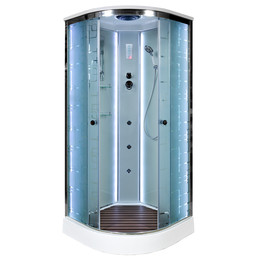 Гидробокс Avacan 110x110 см EM2011LED+GM, хром/узор (безсиликоновая сборка) - фото 