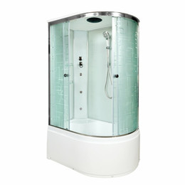 Гидробокс Avacan 120x90 см EM5012LGM, хром/узор (безсиликоновая сборка) - фото 