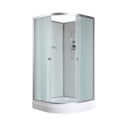 Душевая кабина Avacan 80x80 см D2080N, хром/матовое (безсиликоновая сборка) - фото 
