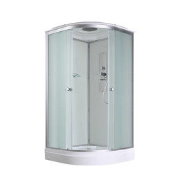 Душевая кабина Avacan 80x80 см D2080, хром/матовое (безсиликоновая сборка) - фото 
