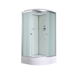 Душевая кабина Avacan 100x100 см D3010, хром/матовое (безсиликоновая сборка) - фото 