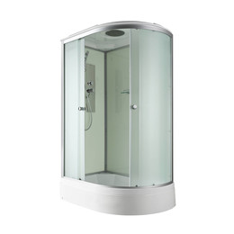 Душевая кабина Avacan 120x80 см D3012L, хром/матовое (безсиликоновая сборка) - фото 