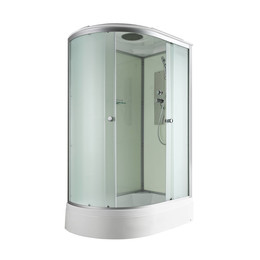 Душевая кабина Avacan 120x80 см D3012R, хром/матовое (безсиликоновая сборка) - фото 