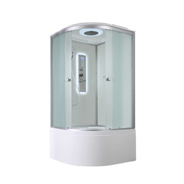 Гидробокс Avacan 80x80 см D5080LED, хром/матовое (безсиликоновая сборка) - фото 