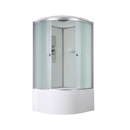 Душевая кабина Avacan 90x90 см D5090, хром/матовое (безсиликоновая сборка) - фото 