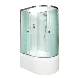 Душевая кабина Avacan 120x90 см EM5012LN, хром/узор (безсиликоновая сборка) - фото 