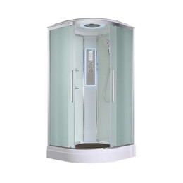 Гидробокс Avacan 90x90 см EM2090LED, хром/матовое (безсиликоновая сборка) - фото 