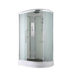 Душевая кабина Avacan 110x80 см EM2811L, хром/матовое (безсиликоновая сборка) - фото 