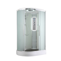 Гидробокс Avacan 110x80 см EM2811RLED, хром/матовое (безсиликоновая сборка) - фото 