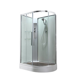 Душевая кабина Avacan 120x80 см EM2812LNT, хром/прозрачное (безсиликоновая сборка) - фото 