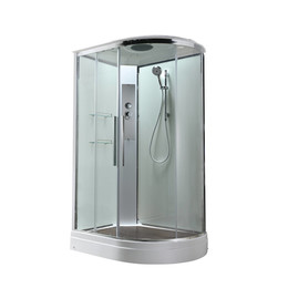 Душевая кабина Avacan 120x80 см EM2812LT, хром/прозрачное (безсиликоновая сборка) - фото 