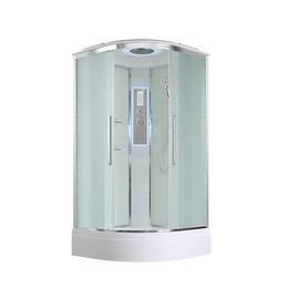 Гидробокс Avacan 80x80 см EM3080LED, хром/матовое (безсиликоновая сборка) - фото 