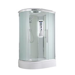 Гидробокс Avacan 120x80 см EM3812RLED, хром/матовое (безсиликоновая сборка) - фото 