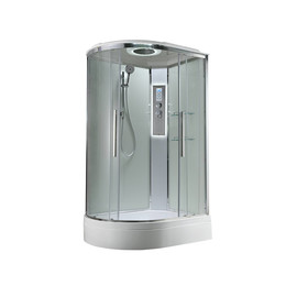 Гидробокс Avacan 120x80 см EM3812RLEDT, хром/прозрачное (безсиликоновая сборка) - фото 