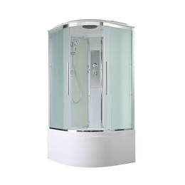 Душевая кабина Avacan 100x100 см EM5010, хром/матовое (безсиликоновая сборка) - фото 