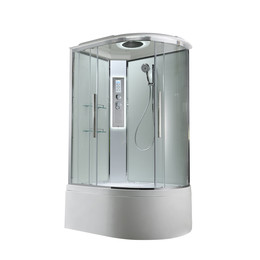 Гидробокс Avacan 120x80 см EM5812LLEDT, хром/прозрачное (безсиликоновая сборка) - фото 