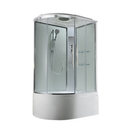 Душевая кабина Avacan 120x80 см EM5812RT, хром/прозрачное (безсиликоновая сборка) - фото 