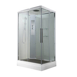 Душевая кабина Avacan 120x90 см K2012, хром/прозрачное (безсиликоновая сборка) - фото 
