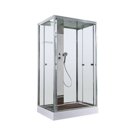 Душевая кабина Avacan 120x90 см Z1912, хром/прозрачное (безсиликоновая сборка) - фото 