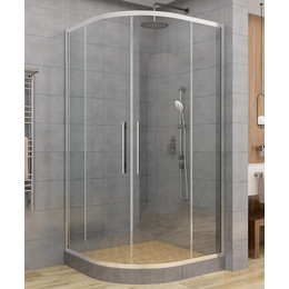 Душевое ограждение Avacan 120х120 см HC120, хром/прозрачное - фото 