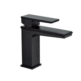 Смеситель для раковины Grocenberg GB2088BL, чёрный матовый - фото 