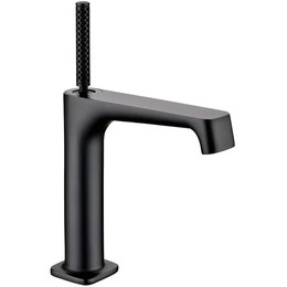 Смеситель для раковины Grocenberg GB2091BL, чёрный матовый - фото 