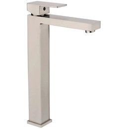 Смеситель для умывальника высокий Grocenberg GB3008NK, никель - фото 
