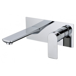 Смеситель для раковины настенный Grocenberg GB599CR (со скрытой частью) - фото 