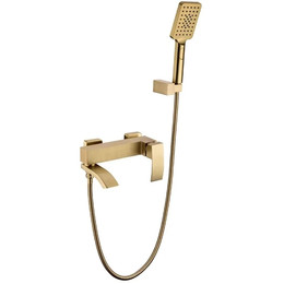 Смеситель для ванны Grocenberg GB8007MG, матовое золото - фото 