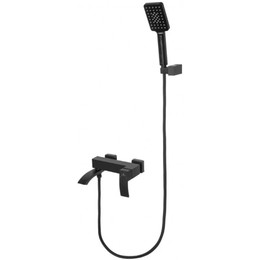 Смеситель для ванны Grocenberg GB8007BL, чёрный матовый - фото 