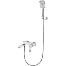 Смеситель для ванны Grocenberg GB8007WC, белый хром - фото 