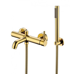 Смеситель для ванны Grocenberg GB8099GO, золото - фото 