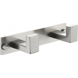 Двойной крючок Grocenberg AC0012NK, цвет никель - фото 