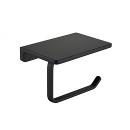 Держатель для туалетной бумаги Grocenberg AC0027BL, цвет чёрный матовый - фото 