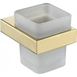 Стакан для зубных щеток Grocenberg AC0021GO, цвет золото - фото 